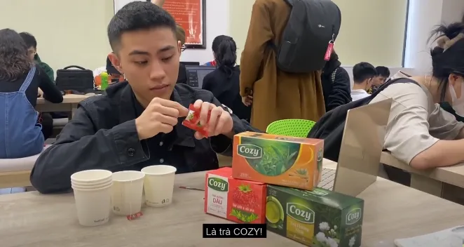 Quảng cáo trà Cozy bởi Bảo Trần trong môn học truyền thông đa phương tiện tại trường cao đẳng FPT Polytechnic