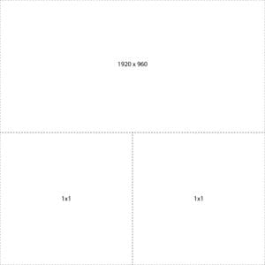 Layout vuông - 3 ảnh