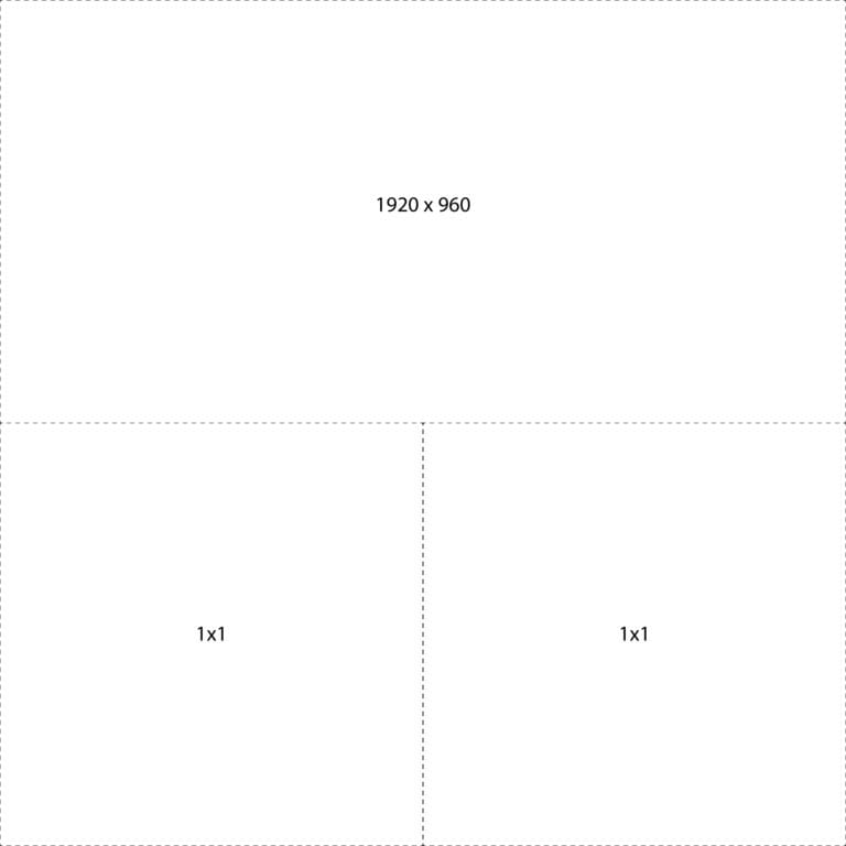 Layout vuông - 3 ảnh