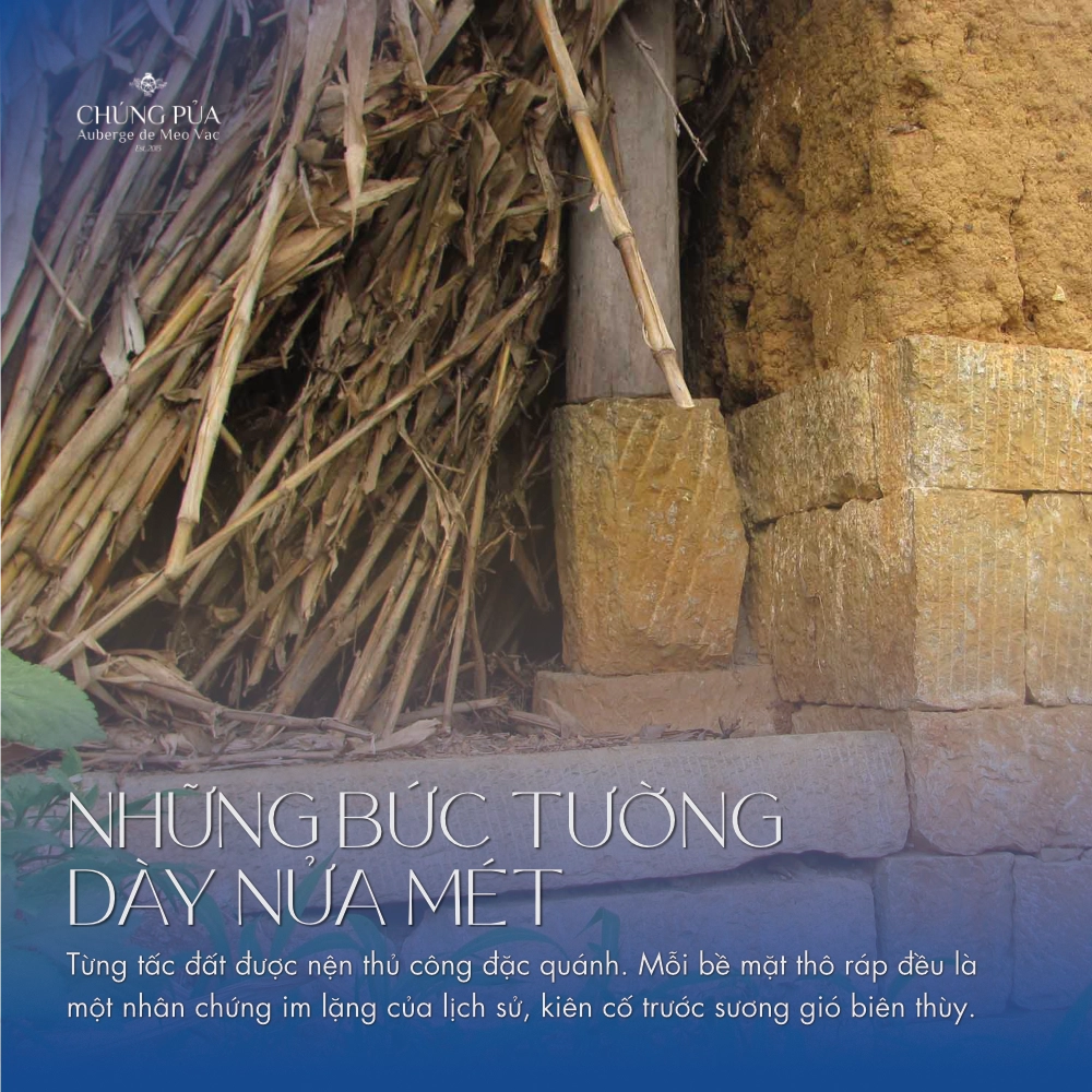 Những bức tường dày nửa mét